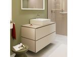 hansgrohe Xilesa E Waschtischunterschrank 54304780 2 Schubkästen mit PushOpen, 1180 x 550 mm, sandbeige matt