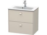 Duravit Brioso Waschtischunterbau BR411009191 Compact 620x553 mm, Taupe, 2 Auszüge