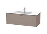 Duravit Brioso Waschtischunterbau BR400401043 1220x479mm, Basalt Matt, 1 Auszug, Griff Chrom