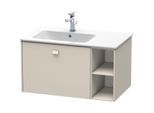 Duravit Brioso Waschtischunterbau BR401209191 820x479mm, Taupe, Regal links