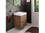 hansgrohe Xilesa E Waschtischunterschrank 54252550 530x470mm, 2 Schubkästen, für Waschtisch, ohne PushOpen, Eiche Kaschmir