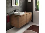 hansgrohe Xilesa E Waschtischunterschrank 54268550 1375x550mm, 2 Schubkästen, Eiche Kaschmir