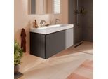 hansgrohe Xilesa E Waschtischunterschrank 54263760 1180x470mm, 1 Schubkasten, schiefergrau matt