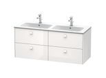 Duravit Brioso Waschtischunterschrank BR410602222 1290x553 mm, Weiß Hochglanz, 4 Auszüge