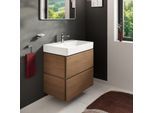 hansgrohe Xilesa E Waschtischunterschrank 54258550 680x470mm, 2 Schubkästen, für Waschtisch, ohne PushOpen, Eiche Kaschmir
