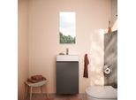 hansgrohe Xilesa E Waschtischunterschrank 54246760 430x330mm, für Handwaschbecken, Türanschlag rechts, schiefergrau matt
