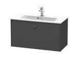 Duravit Brioso Waschtischunterbau BR401104949 820x389mm, Graphit Matt, 1 Auszug