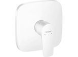 hansgrohe Talis E Fertigmontageset 71765700 Unterputz-Brause-Einhebelmischer, mattweiß