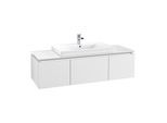 Villeroy & Boch Legato Waschtischunterschrank B698L0MS 140x38x50cm, mit LED-Beleuchtung, White Matt