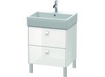 Duravit Brioso Waschtischunterbau BR443302222 584x459mm, Weiß Hochglanz, 2 Auszüge