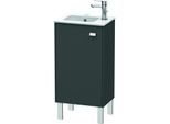 Duravit Brioso Waschtischunterbau BR4400L1049 420x683mm Graphit Matt, Tür links, Griff Chrom