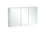 Villeroy und Boch My View Now Einbau-Spiegelschrank A4561400 140 x 75 x 16,8 cm, LED-Beleuchtung, 3 Türen, mit Sensorschalter