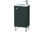 Duravit Brioso Waschtischunterbau BR4400R1049 420x683mm, Graphit Matt, Tür rechts, Griff Chrom