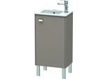Duravit Brioso Waschtischunterbau BR4400R1043 420x683mm, Basalt Matt, Tür rechts, Griff Chrom