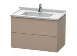 Duravit L-Cube Waschtisch-Unterschrank LC626507575 82 x 46,9 cm, leinen, 2 Schubkästen, wandhängend