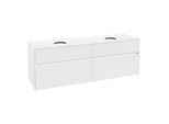 Villeroy und Boch Collaro Waschtischunterschrank C05200MS 160 x 54,8 x 50 cm, für 2 Waschtische, White Matt