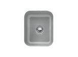 Villeroy und Boch Unterbauspüle 670401SL mit Ablaufgarnitur, Handbetätigung, Befestigungssatz, Stone