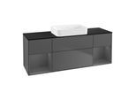 Villeroy und Boch Finion Waschtischunterschrank G742GKGK 160x60,3x50,1cm, Regale Anthracite matt lacquer, Anthracite matt