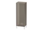 Duravit L-Cube Halbhochschrank LC1179R8989 50x36,3x132cm, Tür rechts, flannel grey hochglanz