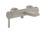 Villeroy und Boch Dawn Einhebel-Badewannenarmatur TVT10650115164 mit Umsteller, Rückflussschutz, Wandmontage, brushed nickel black