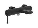 Villeroy und Boch Dawn Einhebel-Badewannenarmatur TVT106501151K5 mit Umsteller, Rückflussschutz, Wandmontage, matt black