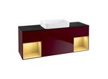 Villeroy und Boch Finion Waschtischunterschrank G742HFHB 160x60,3x50,1cm, Regale Gold matt lacquer, Peony Matt