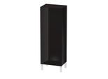 Duravit L-Cube Halbhochschrank LC1179R4040 50x36,3x132cm, Tür rechts, schwarz hochglanz