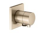 Keuco Ixmo Fertigmontageset 59556031102 Unterputz-2-Wege-Umstellventil, Schlauchanschluss, Griff Comfort, eckig, Bronze gebürstet