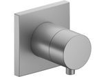 Keuco Ixmo Fertigmontageset 59557171002 Unterputz-2-Wege Ab-/Umstellventil, Griff Comfort, eckig, Aluminium-finish