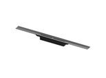 TECE drainprofile Duschrinne 670801 800 mm, Brushed Black Chrome / Chrom schwarz gebürstet, Breite 55mm, PVD