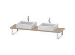 Duravit L-Cube Konsole LC105C07171 Stärke 3 cm, mediterane eiche, für Aufsatzbecken, variabel