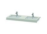Duravit DuraStyle Waschtisch-Konsole DS829C00707 55x80x10cm, 2 Ausschnitte, Betongrau matt