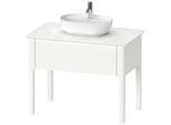 Duravit Luv Waschtisch-Unterschrank LU956403636 93,8x57 74,3cm, 1 Auszug, stehend, Weiß Seidenmatt