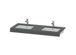Duravit DuraStyle Waschtisch-Konsole DS829C04949 55x80x10cm, 2 Ausschnitte, graphit matt