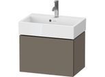 Duravit L-Cube Waschtisch-Unterschrank LC611909090 58,4x39,1x39,4cm, 1 Auszug, wandhängend, flannel grey seidenmatt