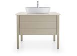 Duravit Luv Waschtisch-Unterschrank LU956906060 93,8x57x74,3cm, 1 Schubkasten, 1 Auszug, stehend, Taupe Seidenmatt
