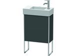 Duravit XSquare Waschtisch-Unterschrank XS4471L4949 48,4x49,1x24cm, Tür links, Graphit matt