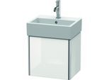 Duravit XSquare Waschtisch-Unterschrank XS4090R8585 43,4x39,7x34cm, Tür rechts, weiß hochglanz