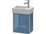 Duravit XSquare Waschtisch-Unterschrank XS4099L4747 36,4x39,7x24cm, Tür links, Stone Blue hochglanz