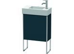 Duravit XSquare Waschtisch-Unterschrank XS4471L9898 48,4x49,1x24cm, Tür links, Nachtblau seidenmatt