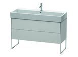 Duravit XSquare Waschtisch-Unterschrank XS447703939 118,4x49,1x46cm, 2 Auszüge, Nordic weiß seidenmatt