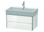 Duravit XSquare Waschtisch-Unterschrank XS419502222 78,4x39,7x46cm, 2 Schubkästen, weiß hochglanz