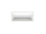 Bette One Badewanne 3313000PLUS 180 x 80 cm, weiss GlasurPlus, mit rundem Auslauf