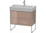 Duravit XSquare Waschtisch-Unterschrank XS447508686 78,4x49,1x46cm, 2 Auszüge, cappuccino hochglanz