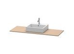 Duravit XSquare Konsole XS060GM7575 140x55cm, mit 1 Ausschnitt, mittig, Leinen