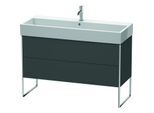 Duravit XSquare Waschtisch-Unterschrank XS447704949 118,4x49,1x46cm, 2 Auszüge, Graphit matt