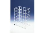 CWS Papierkorb klein 903102600 30x18x36cm, ca. 20 l, Stahldraht, weiss