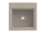 Villeroy und Boch Subway Style 50 S Einbauspüle 331500AM Spülbecken, 500 x 510 mm, almond CeramicPlus