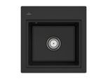 Villeroy und Boch Subway Style 50 S Einbauspüle 331500J0 Spülbecken, 500 x 510 mm, chromite CeramicPlus