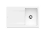 Villeroy & Boch Siluet Einbauspüle 333401RW mit Ablaufgarnitur und Handbetätigung, Stone White